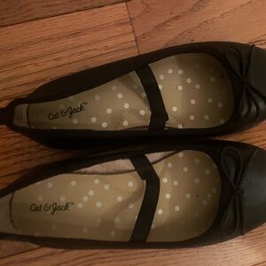 Cat & Jack Black little girl Ballet Flats